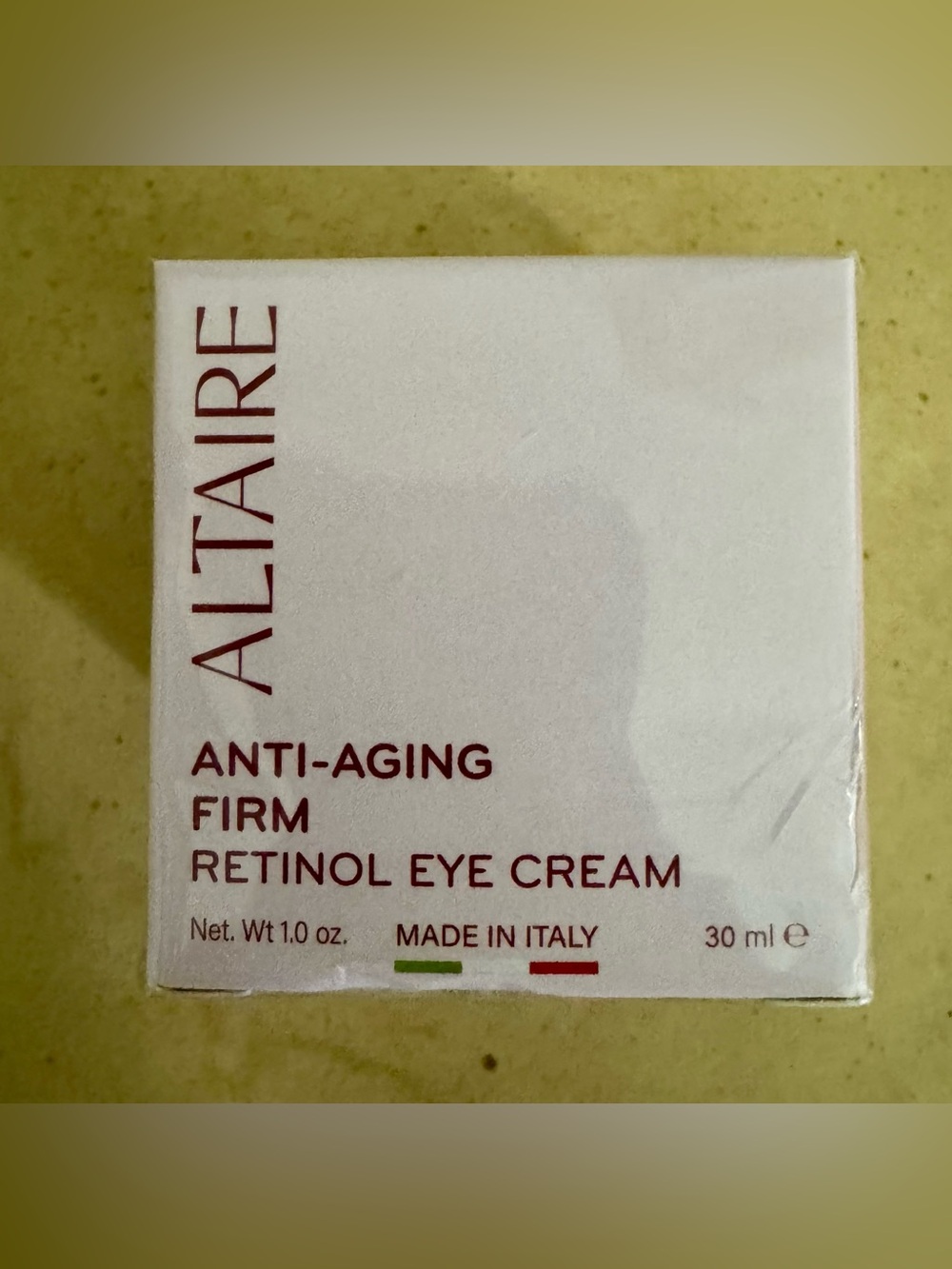 Altare Anti-Aging Firm Retinol Eye Cream New/Sealed